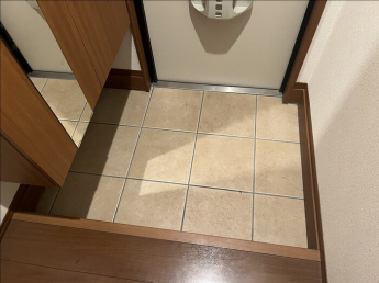 シンプルで使いやすい玄関です