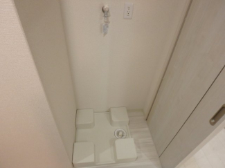 防水パン付き室内洗濯機置き場