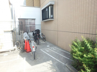 駐輪場です