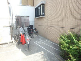 駐輪場です