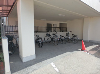 駐輪場です