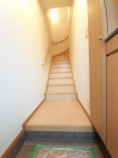 落ち着いた玄関です