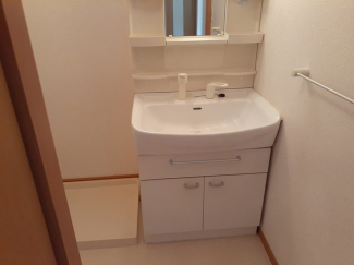 忙しい朝には欠かせない洗面所です