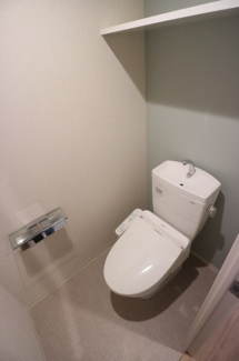 清潔感のあるトイレです