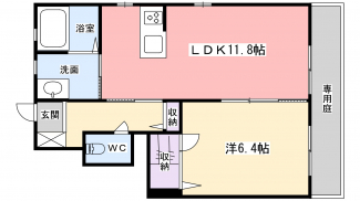 1階の角部屋です！