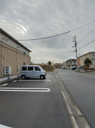駐車場があるので、車を買う予定の方も安心です