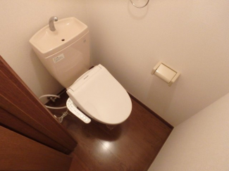ゆったりとした空間のトイレです