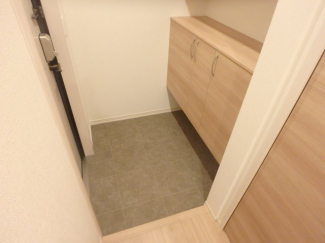 ゆったりとした玄関です