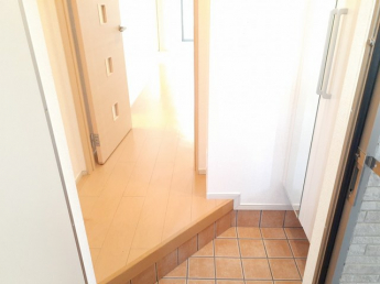 シンプルで使いやすい玄関です