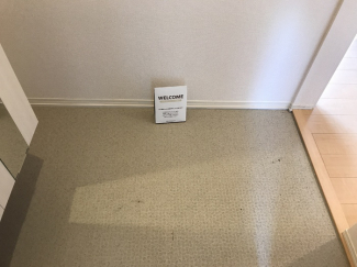 きれいな玄関です