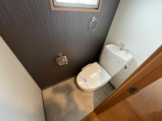 ゆったりとした空間のトイレです
