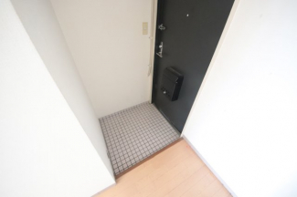 落ち着いた玄関です