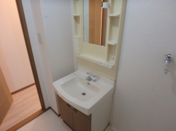 忙しい朝に助かる洗髪洗面化粧台