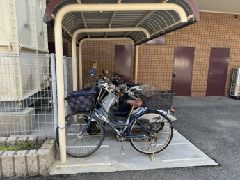 駐輪場です。