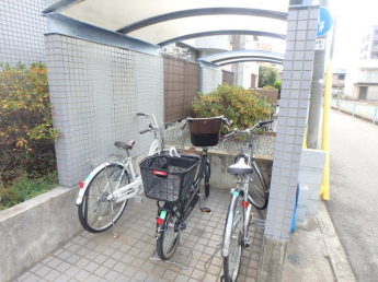 駐輪場です