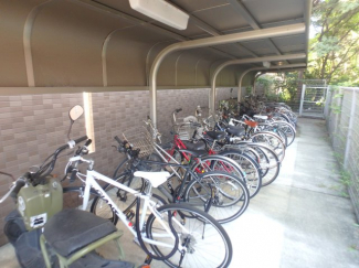 駐輪場です