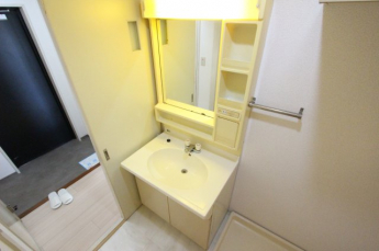忙しい朝には欠かせない洗面所です