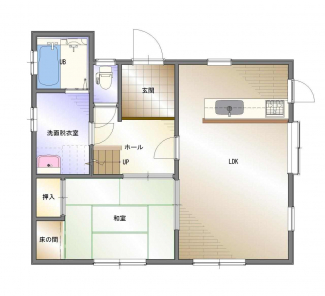 １階間取図