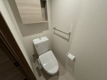 ゆったりとした空間のトイレです