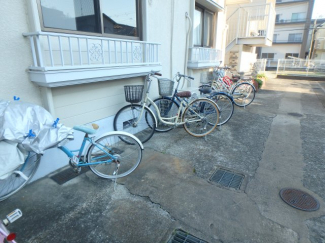 駐輪場です