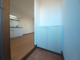 明るい玄関です