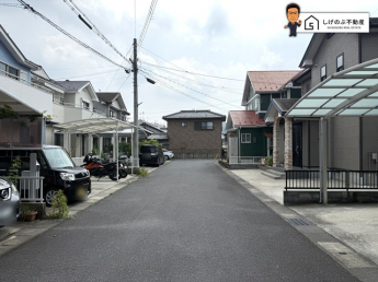 前面道路です。