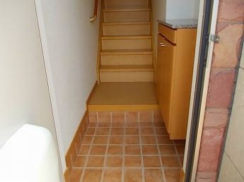 シンプルで使いやすい玄関です