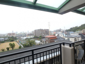 バルコニーからの景色です
