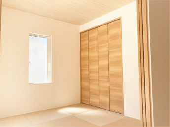【弊社施工例】３帖の畳コーナーはご家族のくつろぎスペース　※実際の仕様とは異なります。