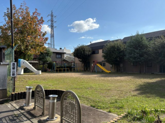 玄関をでたらそこは解放感のある公園です。季節を感じられます。