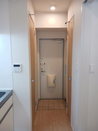 シンプルで使いやすい玄関です