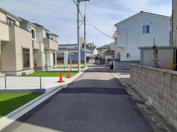 前面道路　北→南