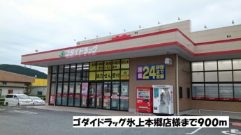 ゴダイドラッグ氷上本郷店様まで900m