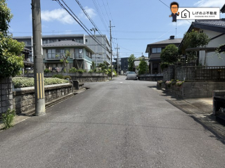 前面道路です。