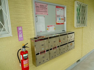 落ち着いたエントランスです