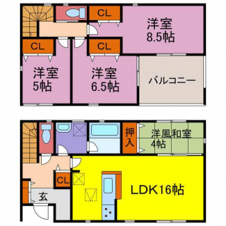 神崎郡福崎町西田原の新築一戸建ての画像