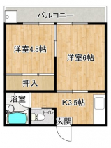 東温市横河原のアパートの画像