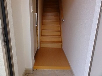 落ち着いた玄関です