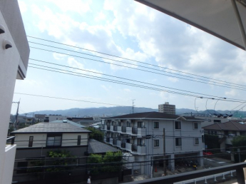 バルコニーからの景色です