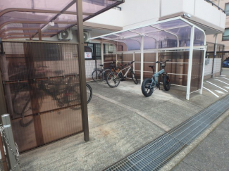 駐輪場です