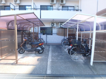 駐輪場です