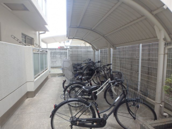 駐輪場です