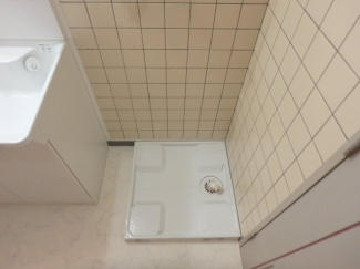 洗濯機置場です