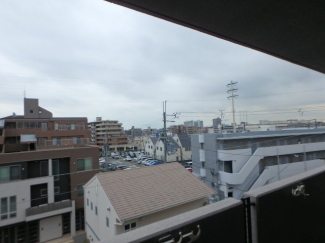 バルコニーからの景色です