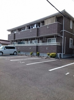 駐車場に車を止められます