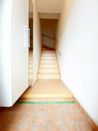 ゆったりとした玄関です