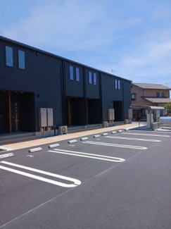 駐車場に車を止められます