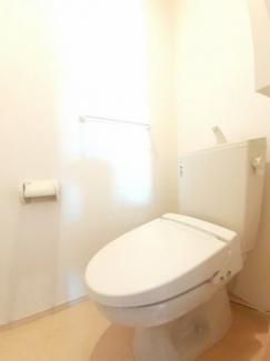 清潔感のあるトイレです