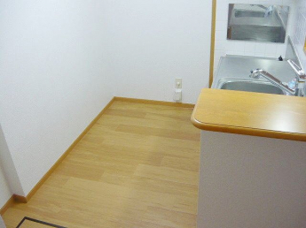 コンパクトなキッチンで掃除もラクラク
