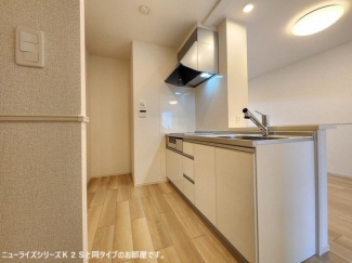 コンパクトなキッチンで掃除もラクラク